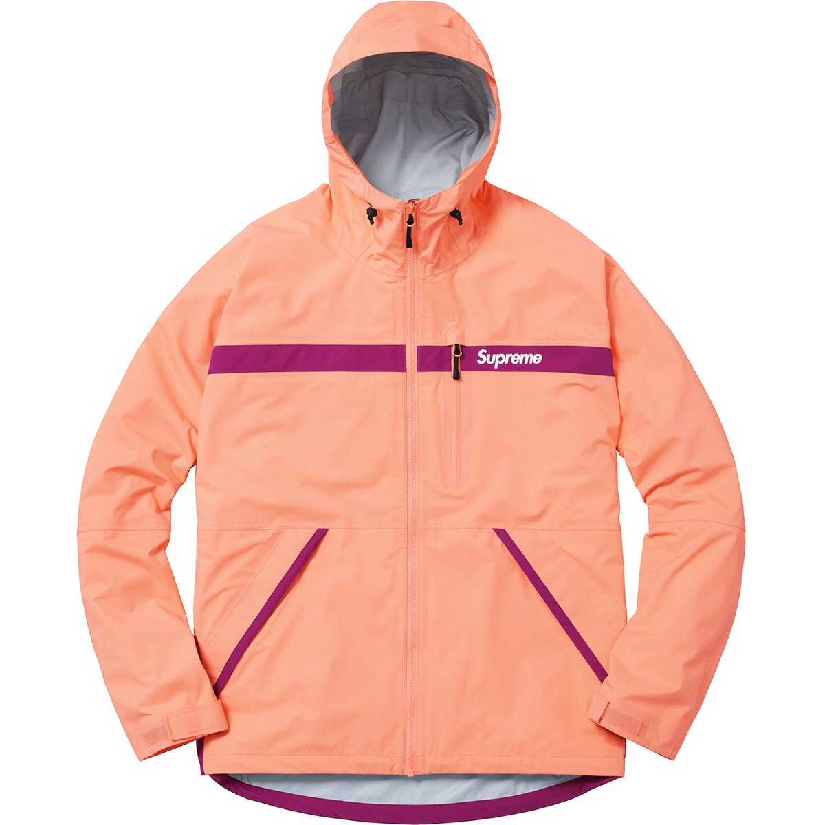 Supreme Taped Seam Jacket (Peach/Fuschia Colorway)